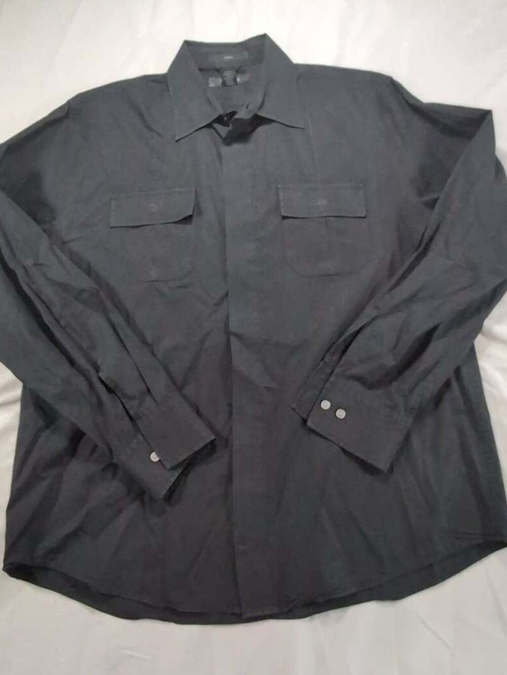 Express Men's Fitted Button Up Shirt Large